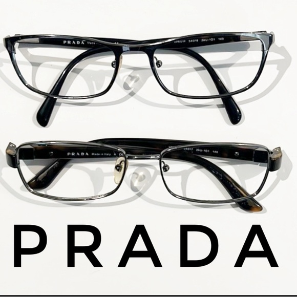 Prada Accessories Lot Of 2 Authentic Prada Prescription Eyeglasses